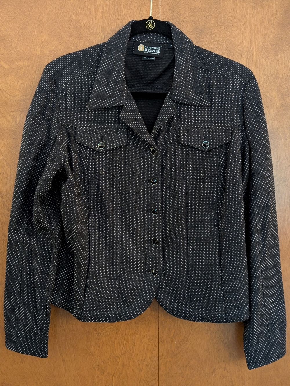 Christine Alexander Vintage Polka Dot Jacket
